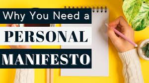Why you need a personal manifesto